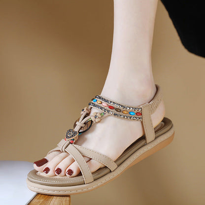 2025 Mode handgemaakte orthopedische sandalen voor dames